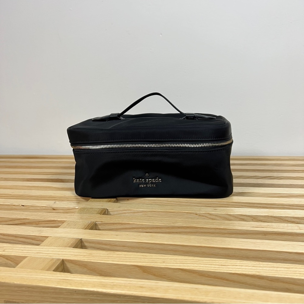 Kate Spade New York Chelsea Travel Cosmetic Case Makeup Black